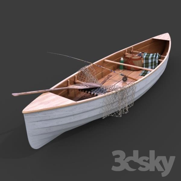 Fishing Boat - دانلود مدل سه بعدی قایق ماهیگیری - آبجکت سه بعدی قایق ماهیگیری -Fishing Boat 3d model - Fishing Boat 3d Object - Ship-کشتی